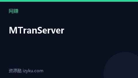MTranServer（网赚资源）