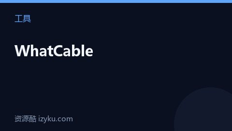 WhatCable（工具资源）