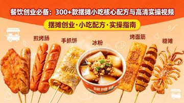 餐饮创业必备：300+款摆摊小吃核心配方与高清实操视频（教程资源）